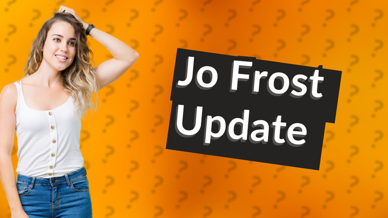 Jo Frost Update