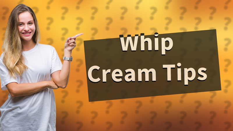 Whip Cream Tips