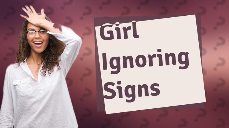 Girl Ignoring Signs