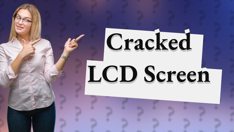 Cracked LCD Screen