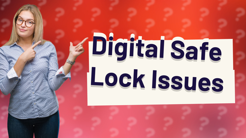 Digital Safe Lock Issues