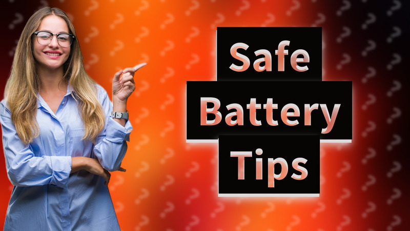 Safe Battery Tips