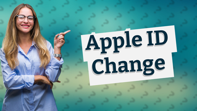 Apple ID Change