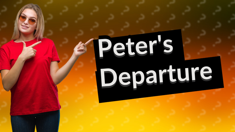 Peter's Departure