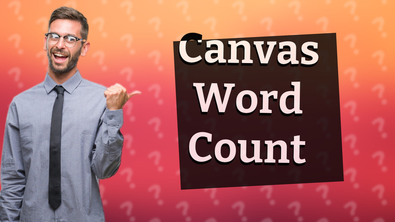 Canvas Word Count