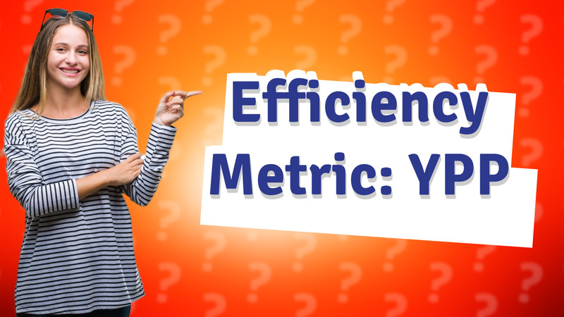Efficiency Metric: YPP