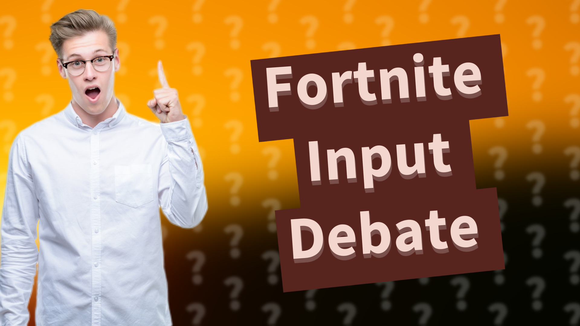 Fortnite Input Debate