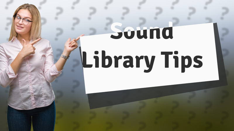 Sound Library Tips