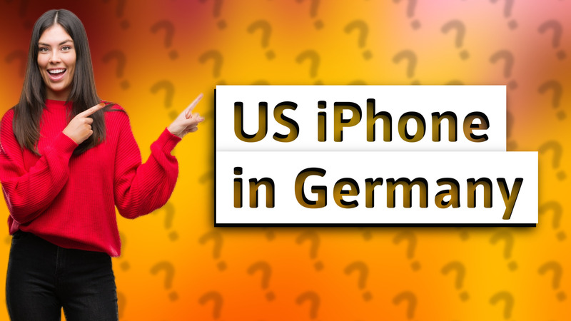 US iPhone in Germany