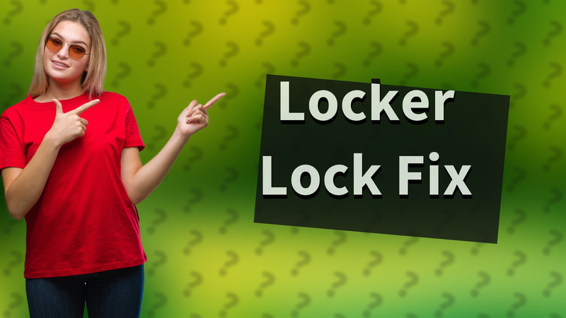 Locker Lock Fix