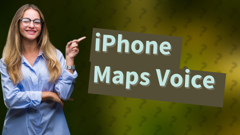 iPhone Maps Voice