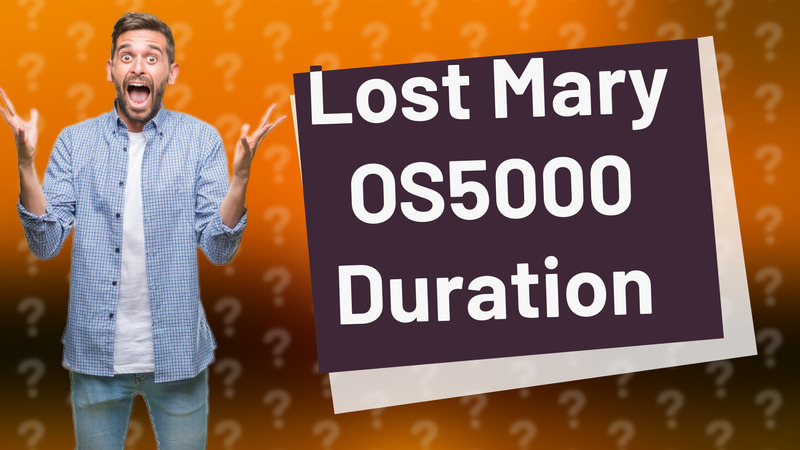 Lost Mary OS5000 Duration