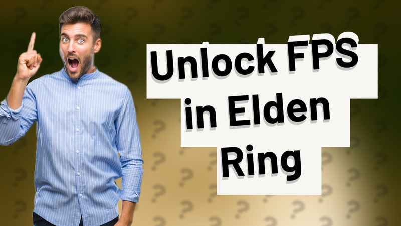 Unlock FPS in Elden Ring
