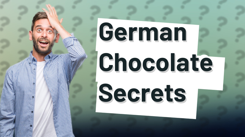German Chocolate Secrets