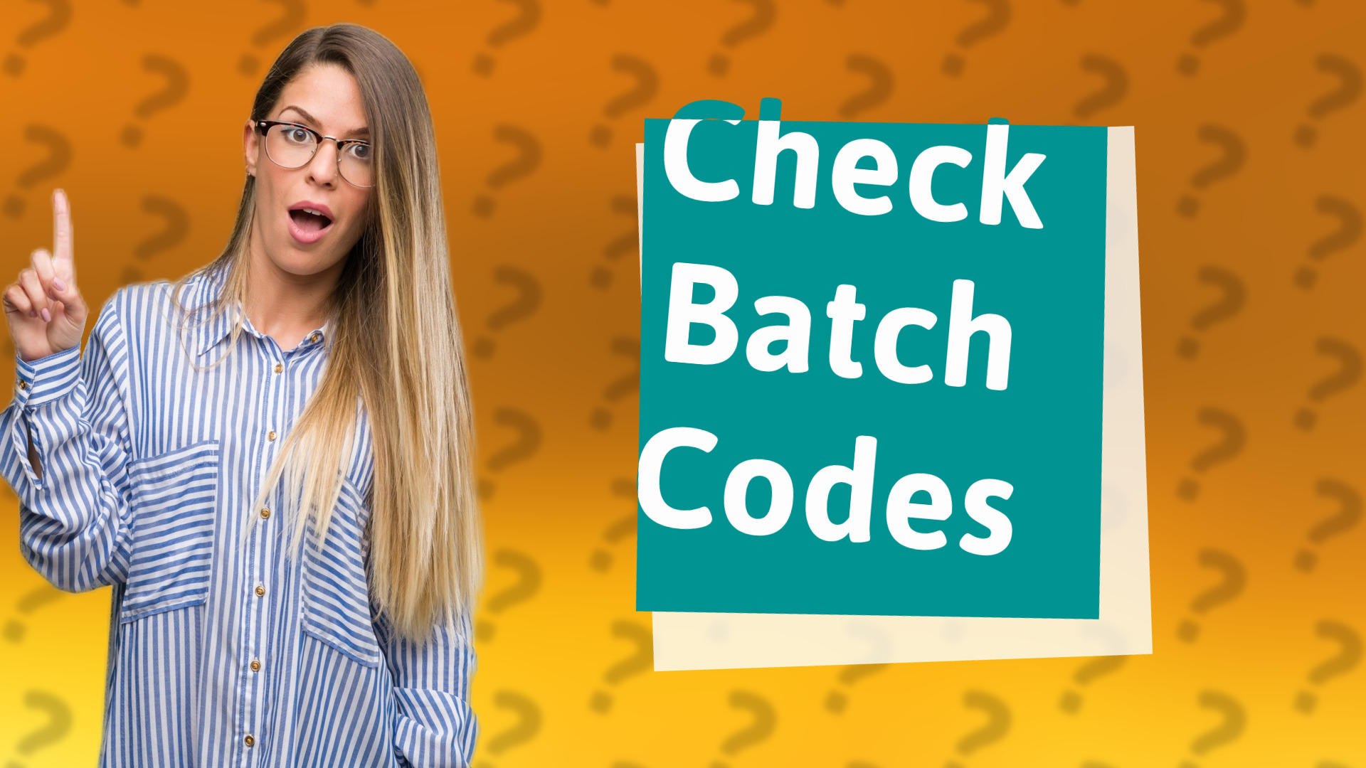 Check Batch Codes