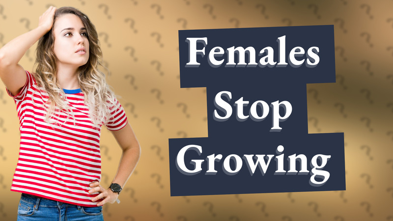 Females Stop Growing