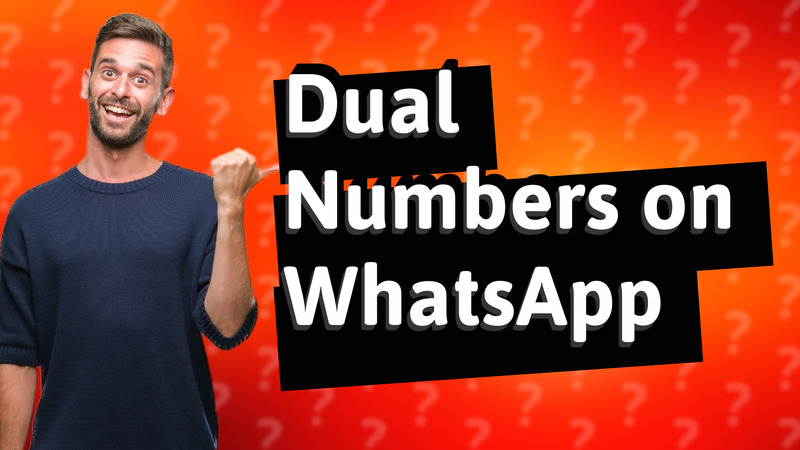 Dual Numbers on WhatsApp
