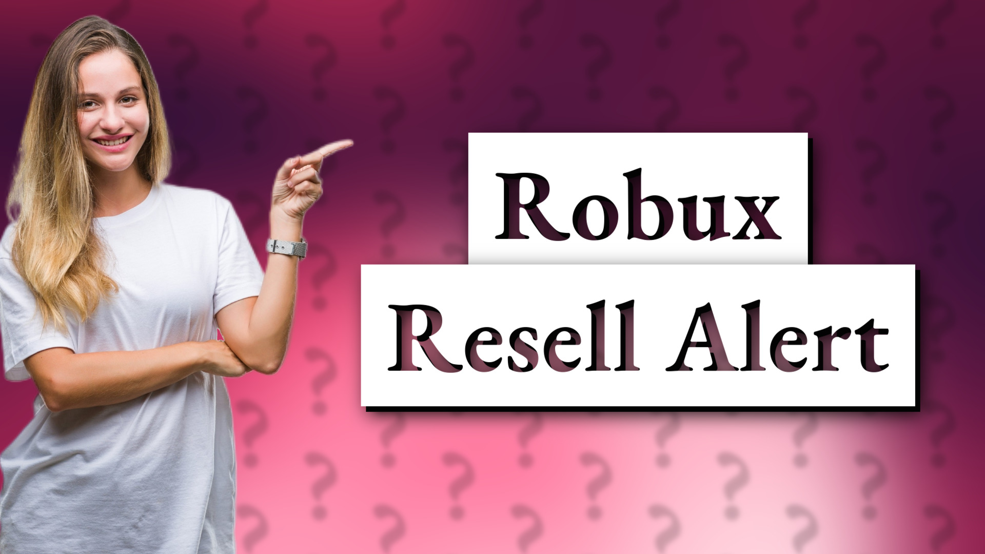 Robux Resell Alert