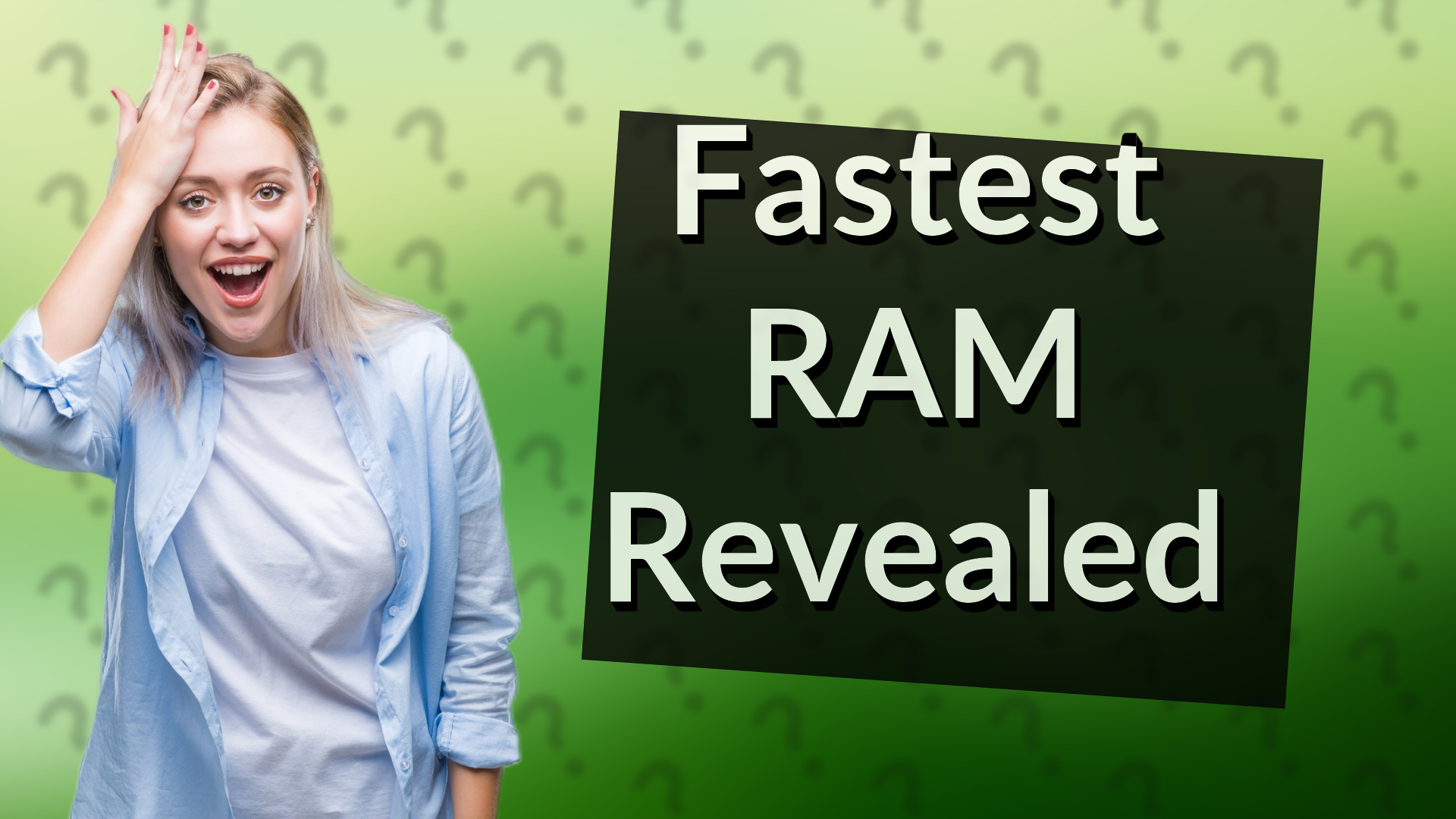 Fastest RAM Revealed
