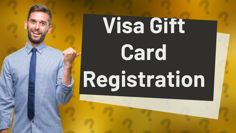 Visa Gift Card Registration