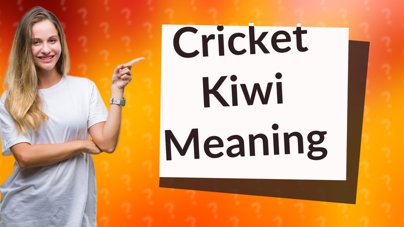 Cricket Kiwi Meaning
