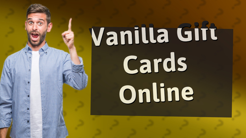 Vanilla Gift Cards Online