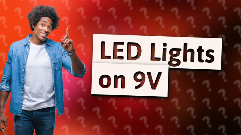 LED Lights on 9V
