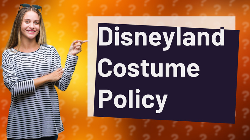 Disneyland Costume Policy
