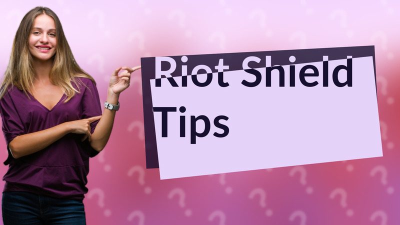 Riot Shield Tips