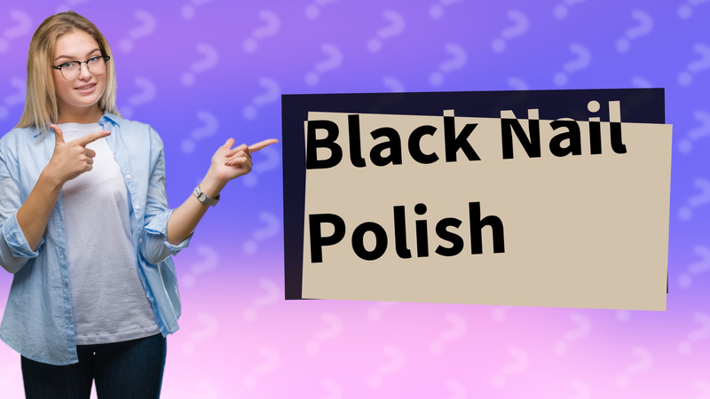 Black Nail Polish