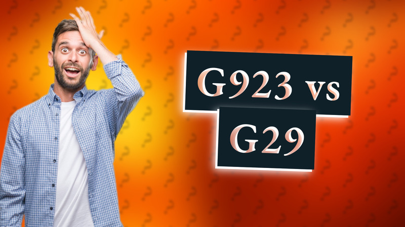 G923 vs G29
