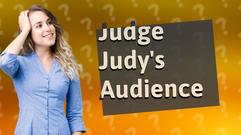 Judge Judy's Audience