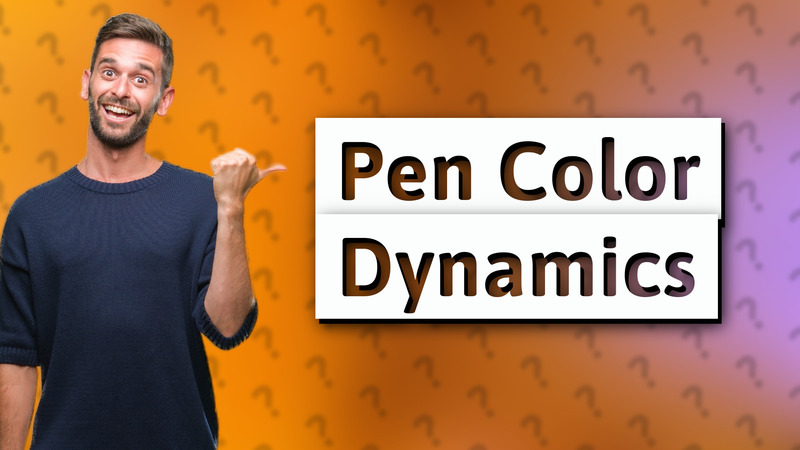 Pen Color Dynamics