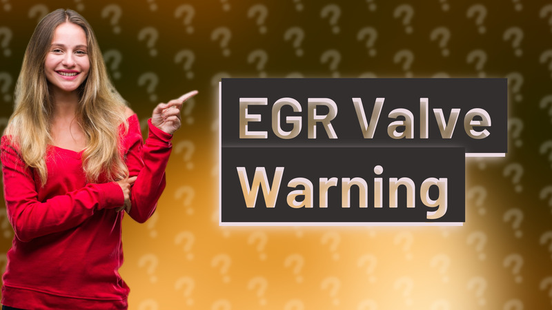 EGR Valve Warning