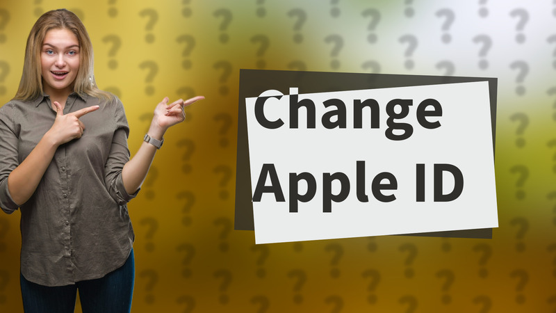 Change Apple ID