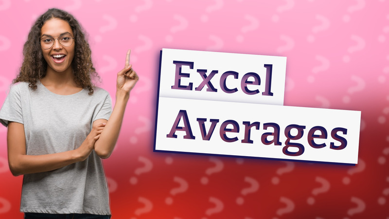 Excel Averages