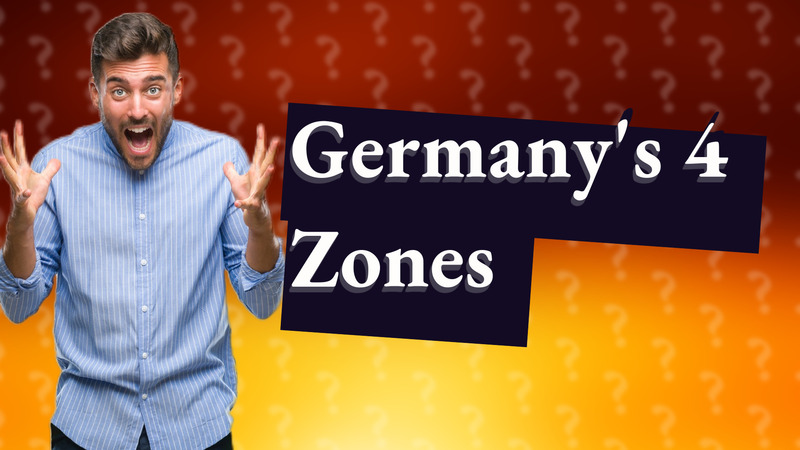 Germany's 4 Zones