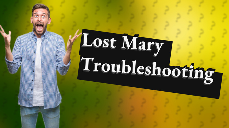 Lost Mary Troubleshooting