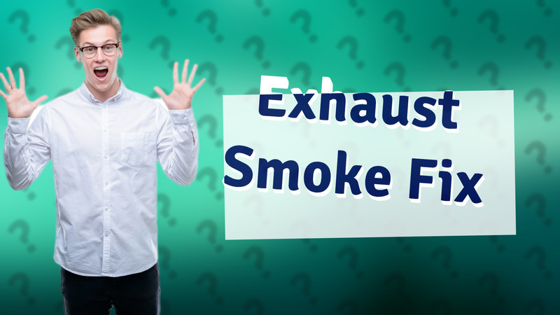 Exhaust Smoke Fix