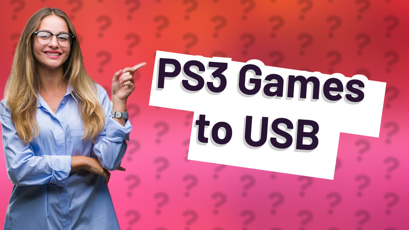 PS3 Games to USB
