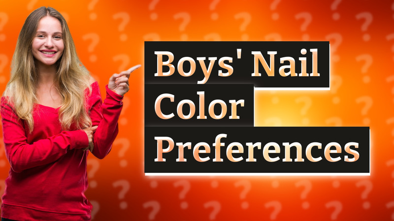 Boys' Nail Color Preferences