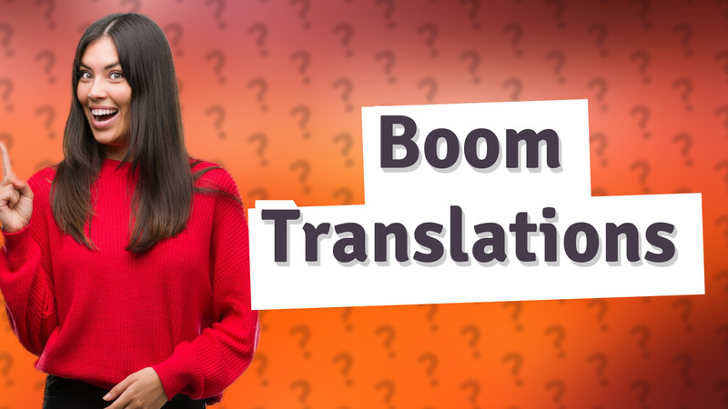 Boom Translations
