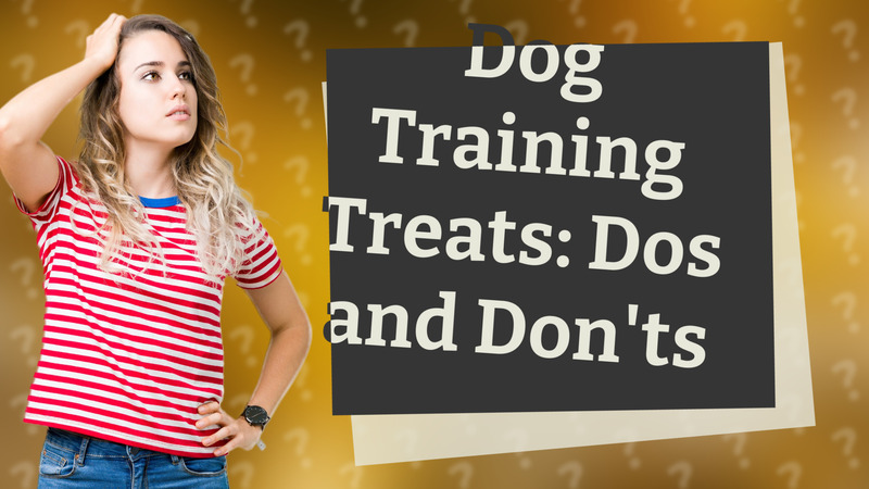 Dog Training Treats: Dos and Don'ts