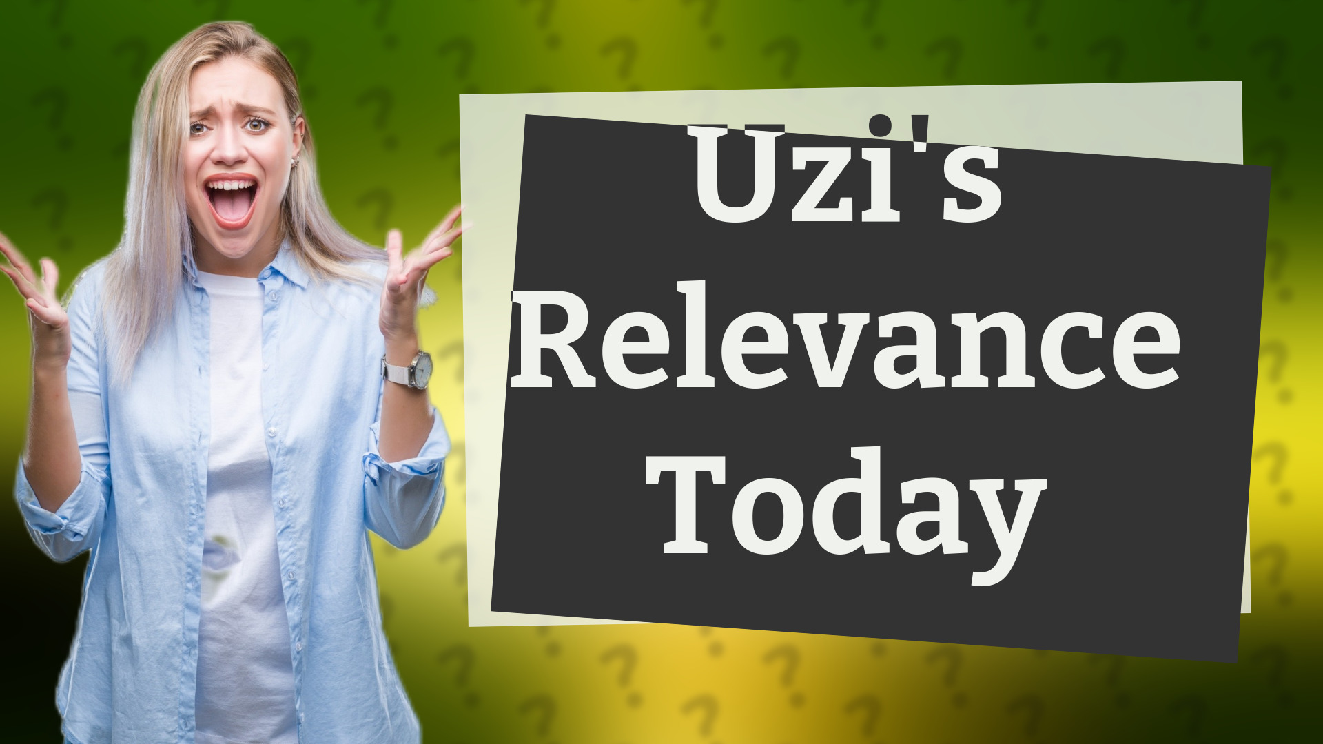 Uzi's Relevance Today