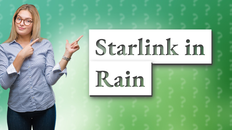 Starlink in Rain