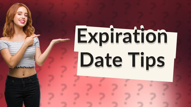 Expiration Date Tips
