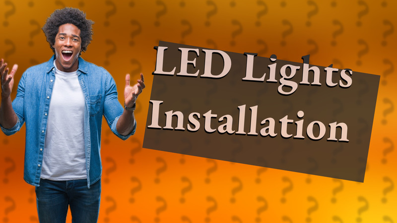 LED Lights Installation