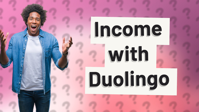 Income with Duolingo