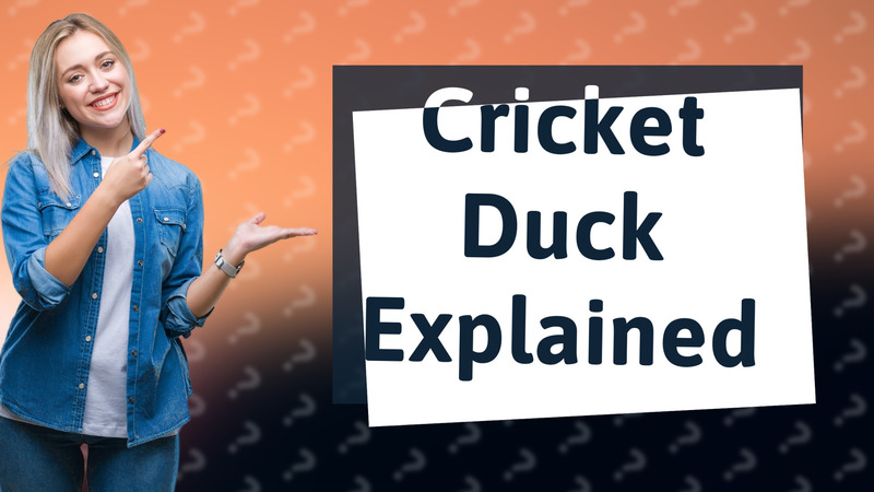 Cricket Duck Explained