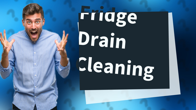 Fridge Drain Cleaning